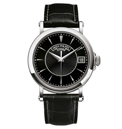 MiroTime AAA Replica Patek Philippe Calatrava Black Watch 5153G-001