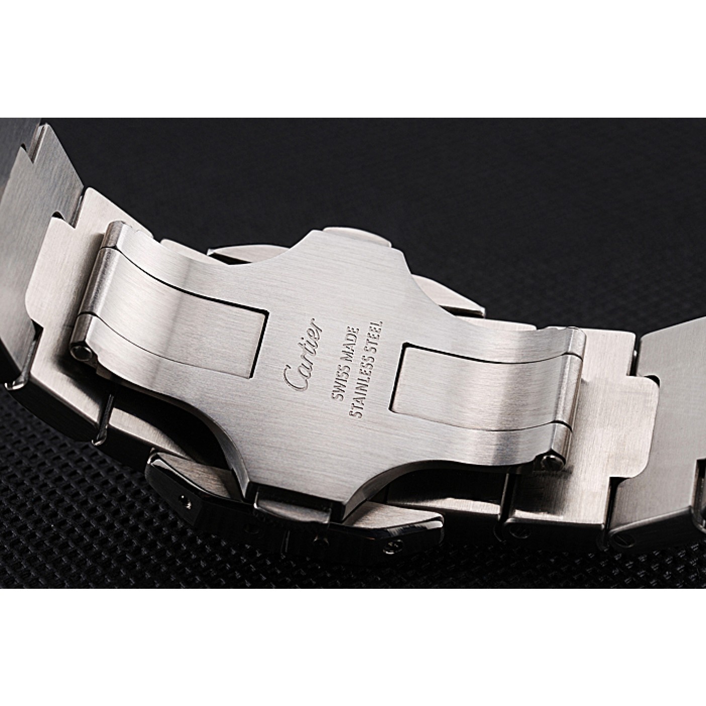 MiroTime Swiss Cartier Santos De Cartier Galbee Yellow Gold and Steel Case Steel Bracelet 622643