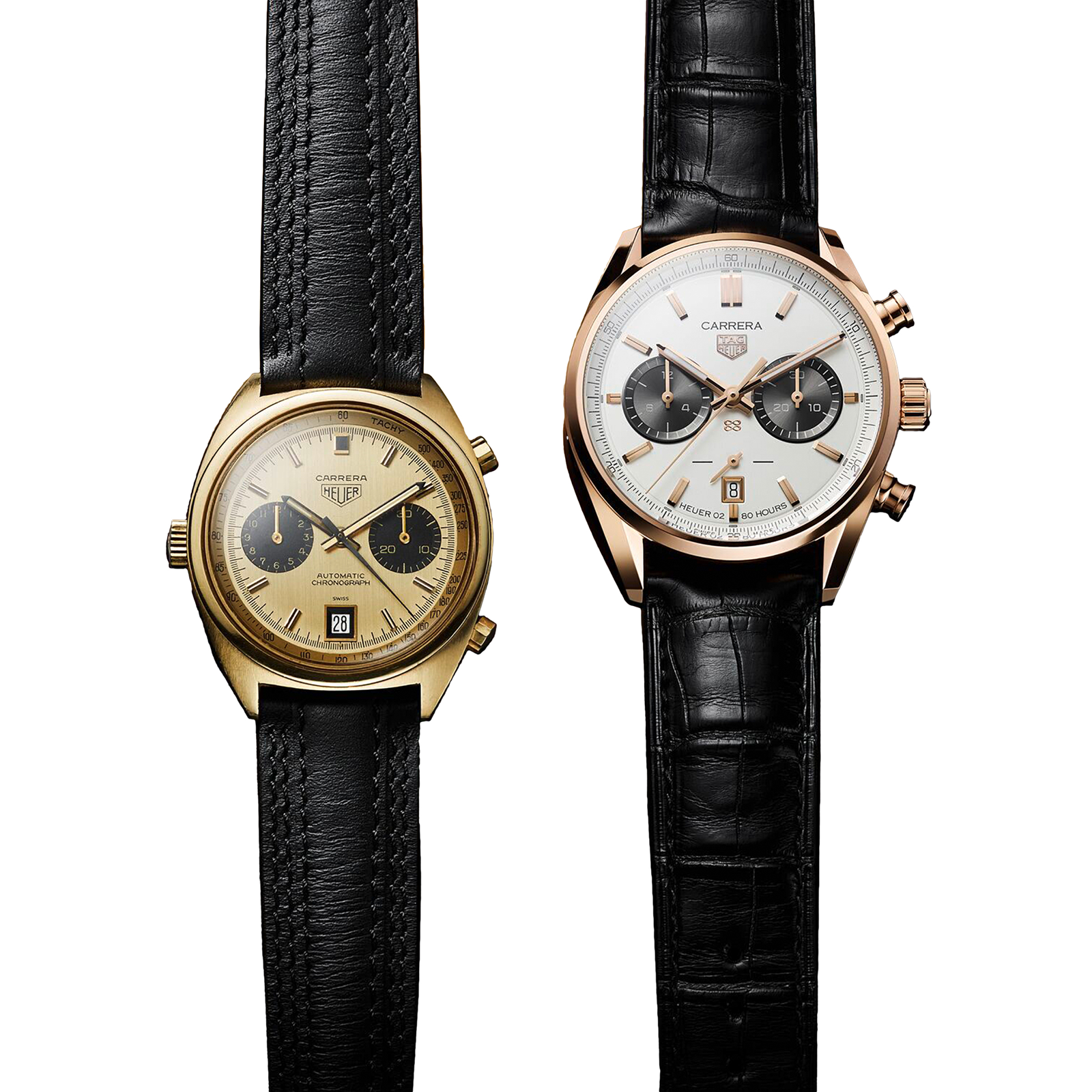 MiroTime Swiss TAG Heuer Carrera Chronograph Jack Heuer Birthday Gold Limited Edition