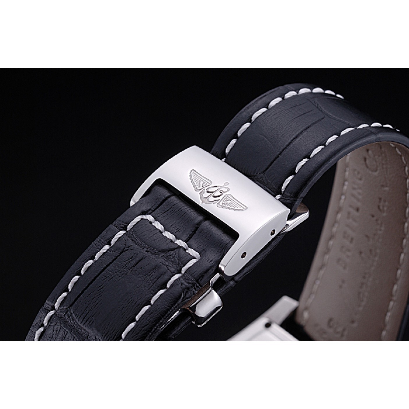 MiroTime Breitling Bentley Flying B Chronograph Leather Bracelet Watch 622330