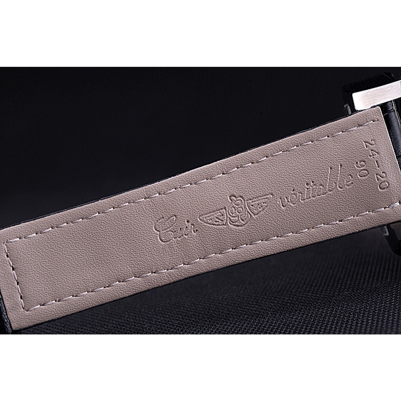 MiroTime Breitling Bentley Flying B Chronograph Leather Bracelet Watch 622330