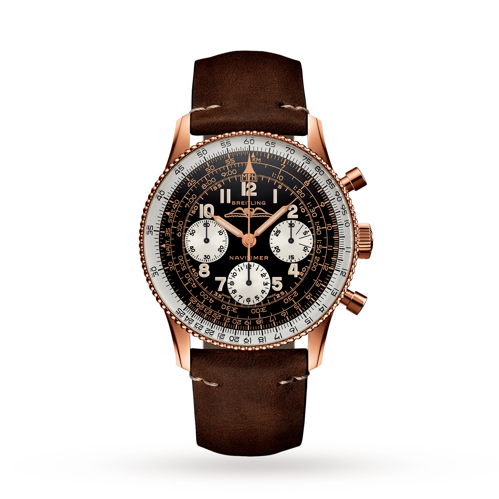 MiroTime Swiss Breitling Navitimer 1959 Edition 41mm Mens Watch RB0910371B1X1