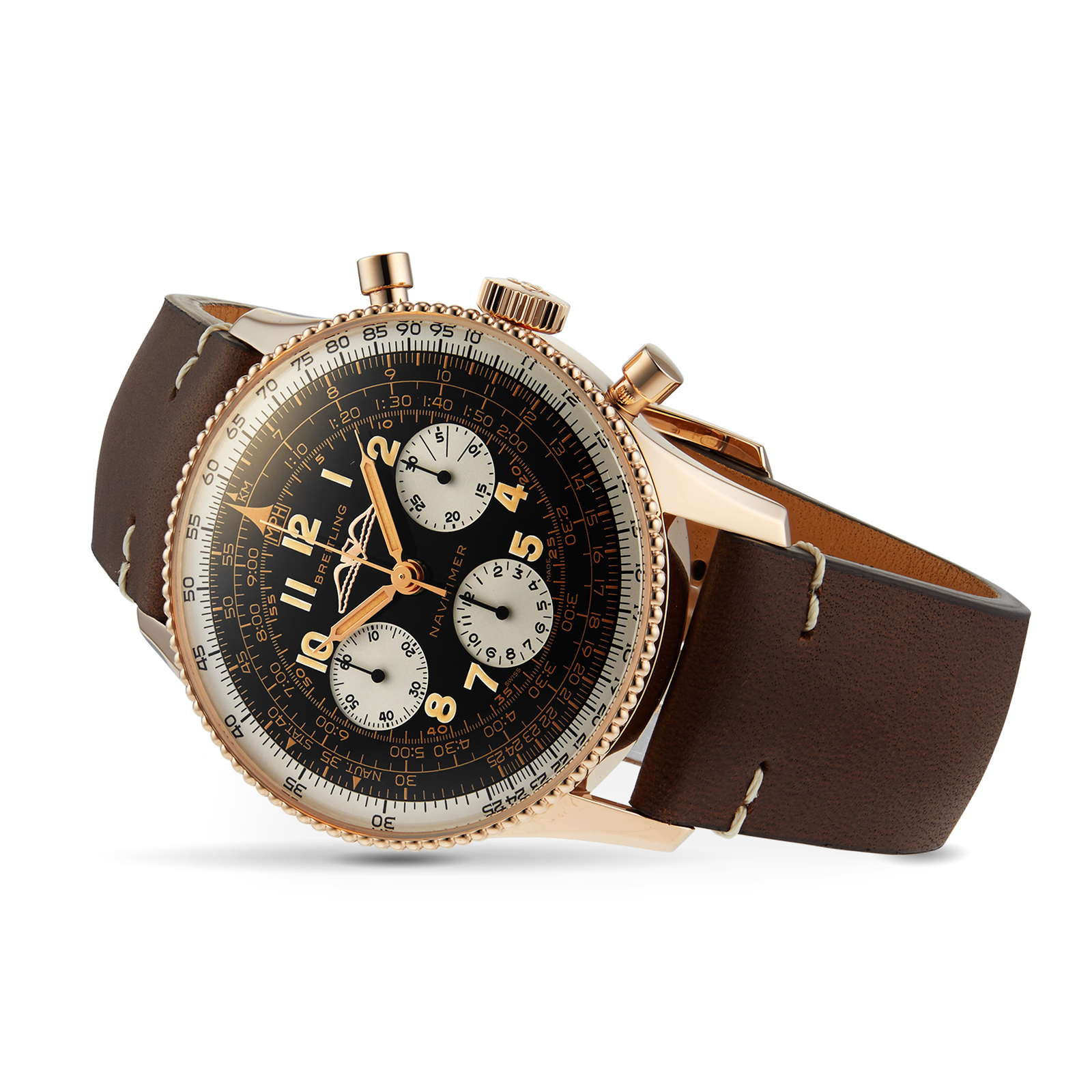 MiroTime Swiss Breitling Navitimer 1959 Edition 41mm Mens Watch RB0910371B1X1