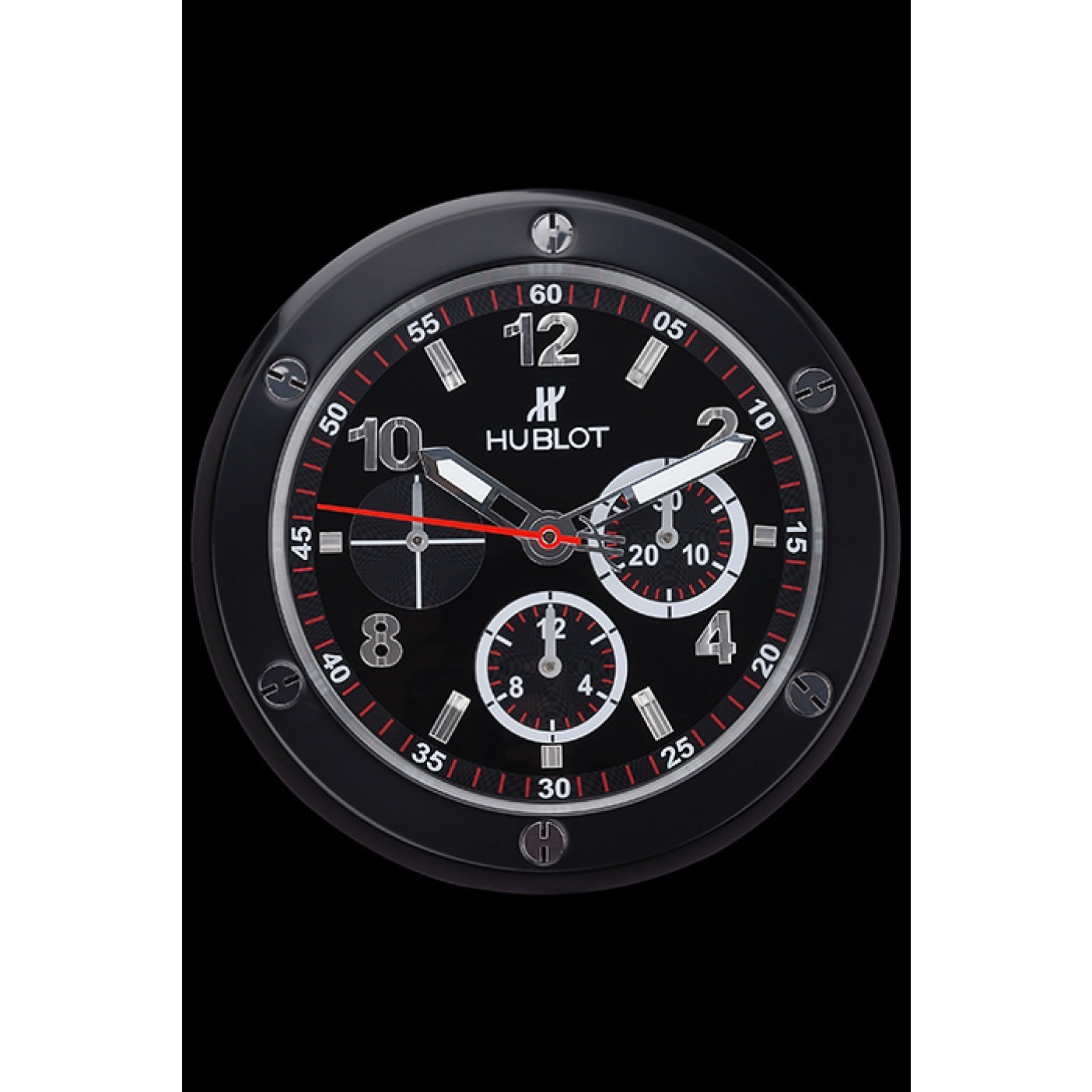 MiroTime Hublot Big Bang King Power Wall Clock Black-Red 622468