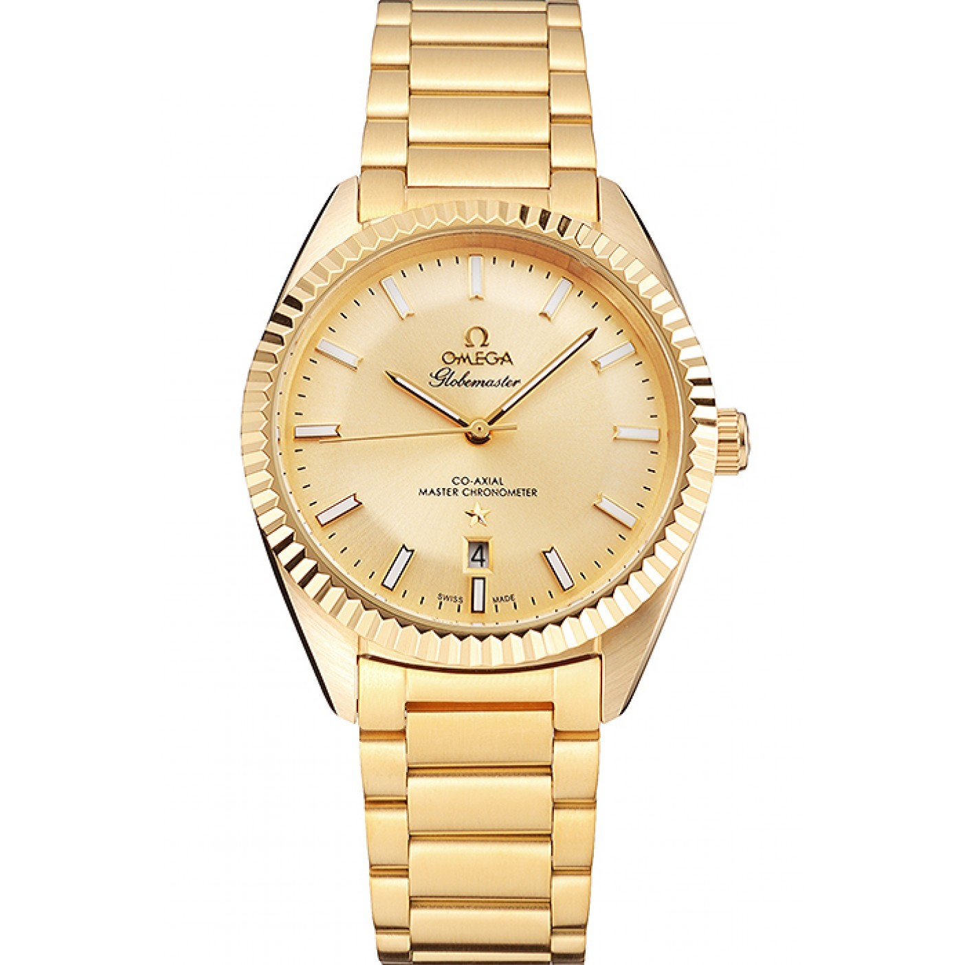 MiroTime Omega Globemaster Gold Dial Gold Case And Bracelet