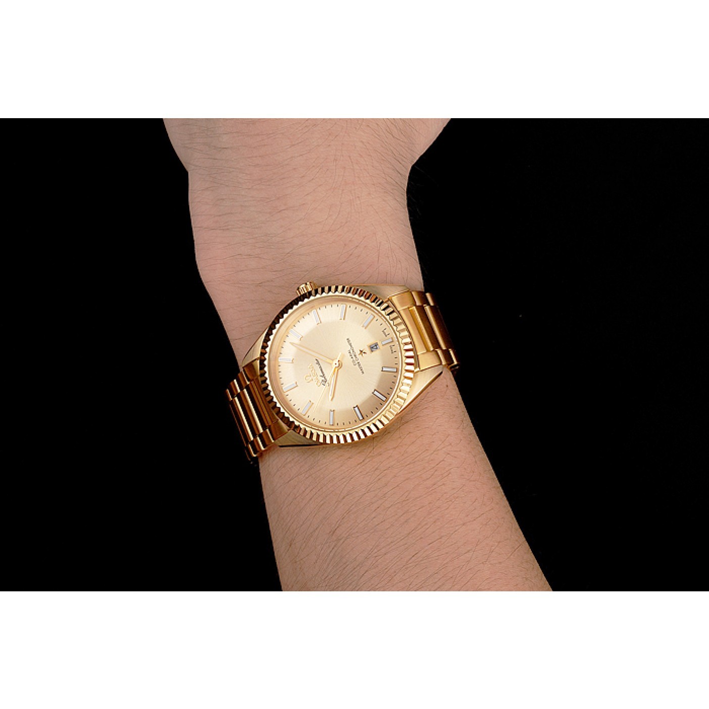 MiroTime Omega Globemaster Gold Dial Gold Case And Bracelet