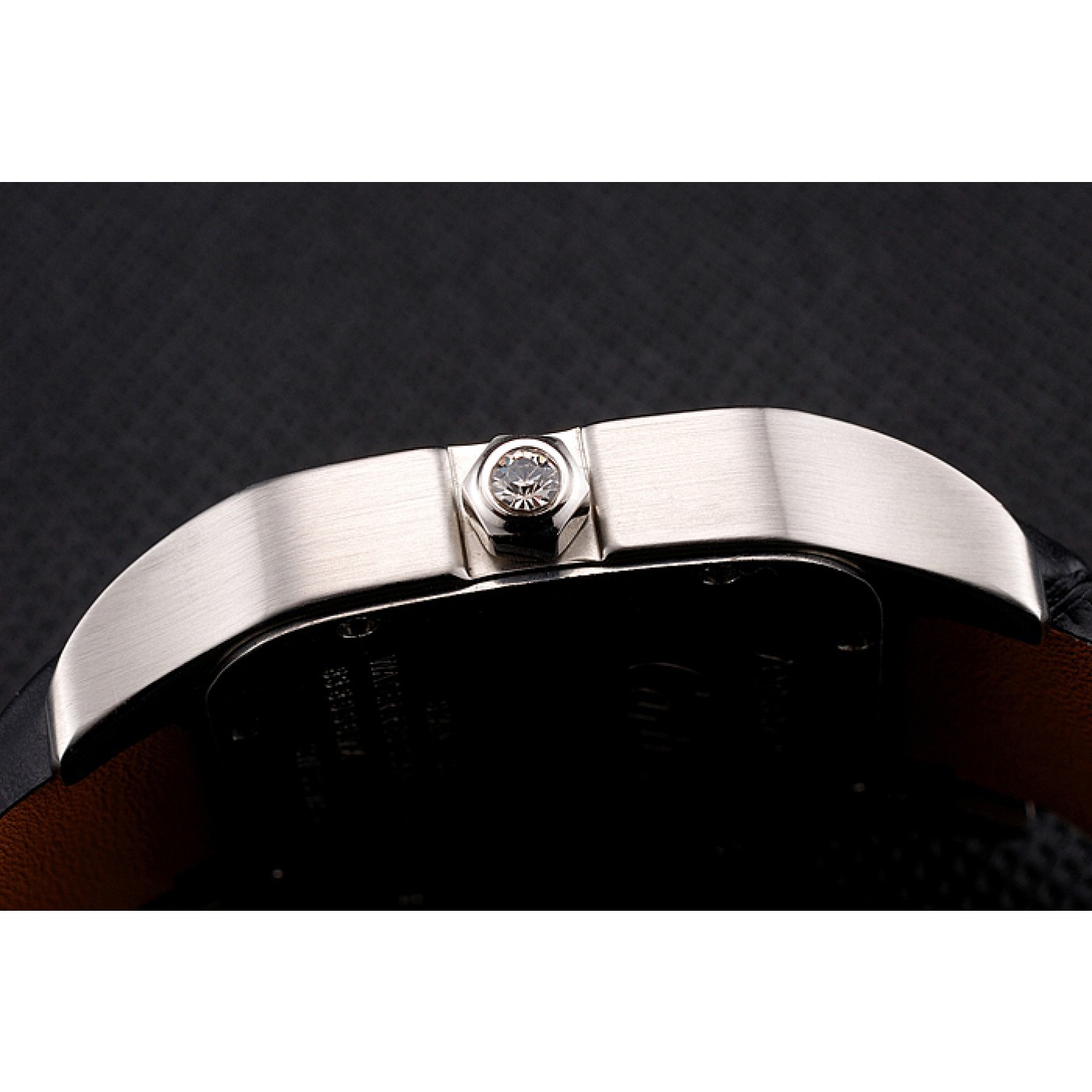 MiroTime Cartier Santos 100 Diamond Silver Bezel 621924