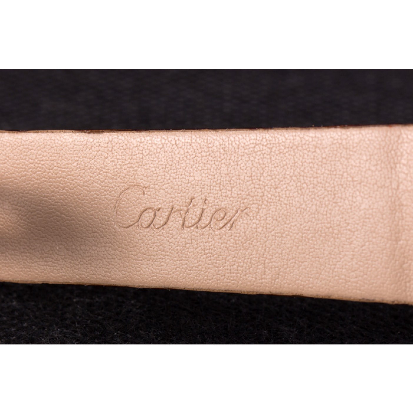 MiroTime Cartier Ballon Bleu Brown Leather Strap 621448