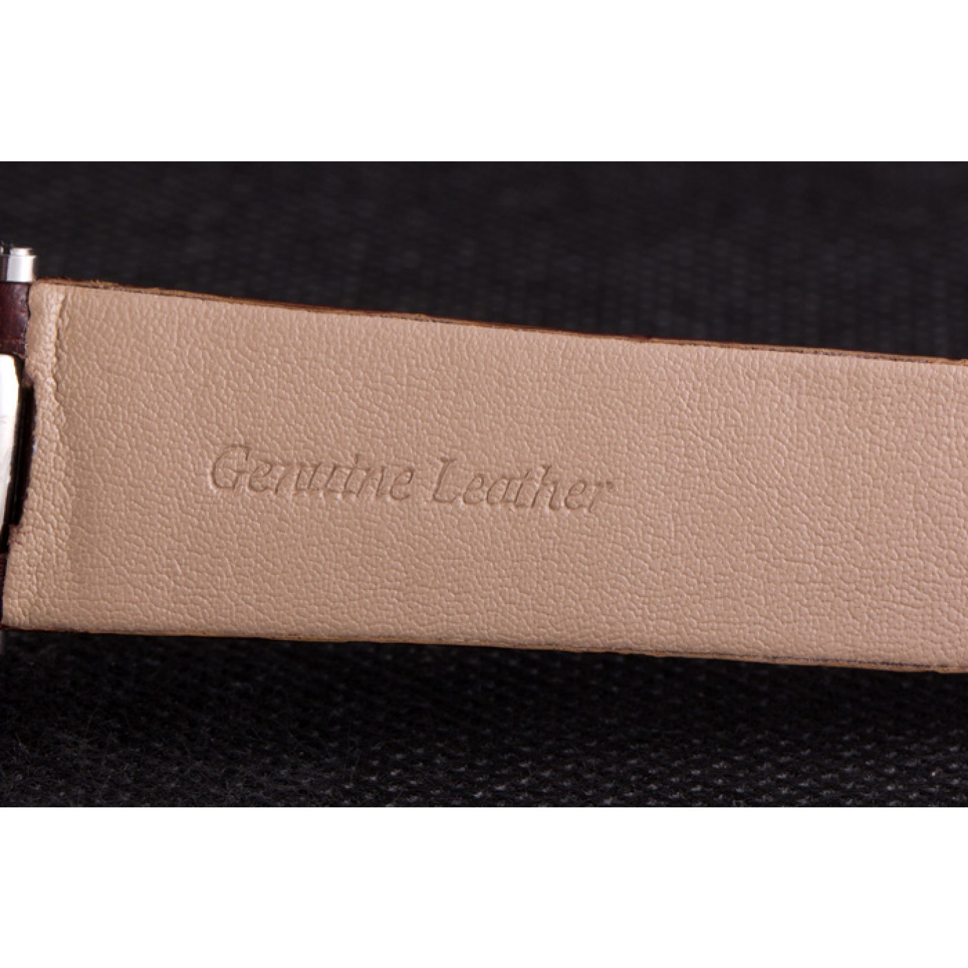 MiroTime Cartier Ballon Bleu Brown Leather Strap 621448