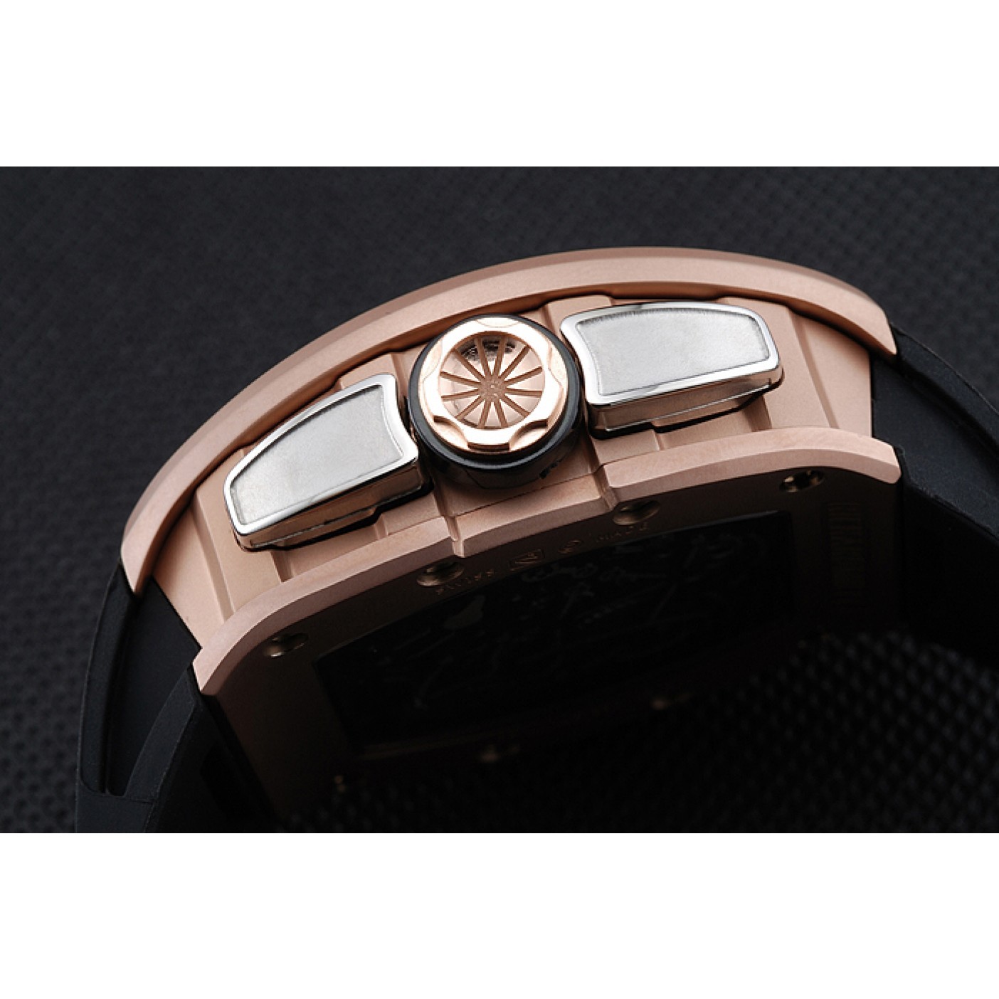 MiroTime Richard Mille RM 61-01 Yohan Blake Limited Edition Gold Case Black Bracelet 1454203