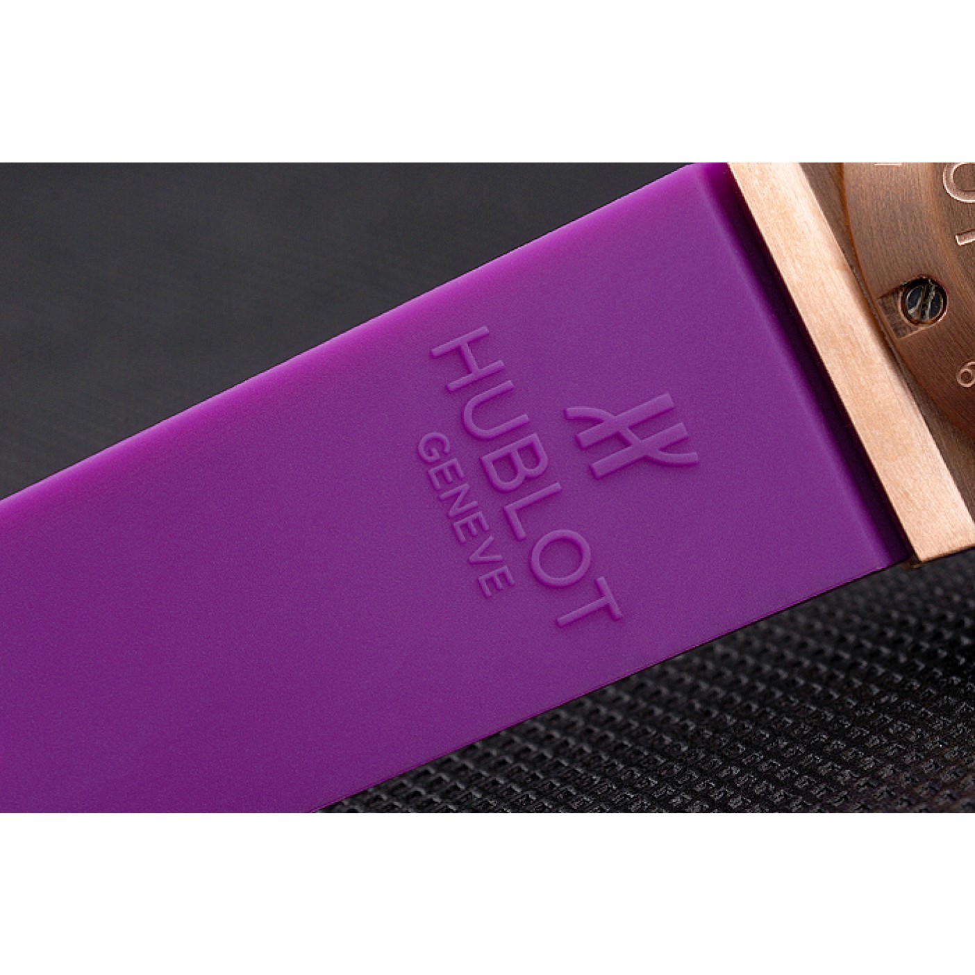 MiroTime Hublot Big Bang Tutti Frutti Purple Strap Gold Dial