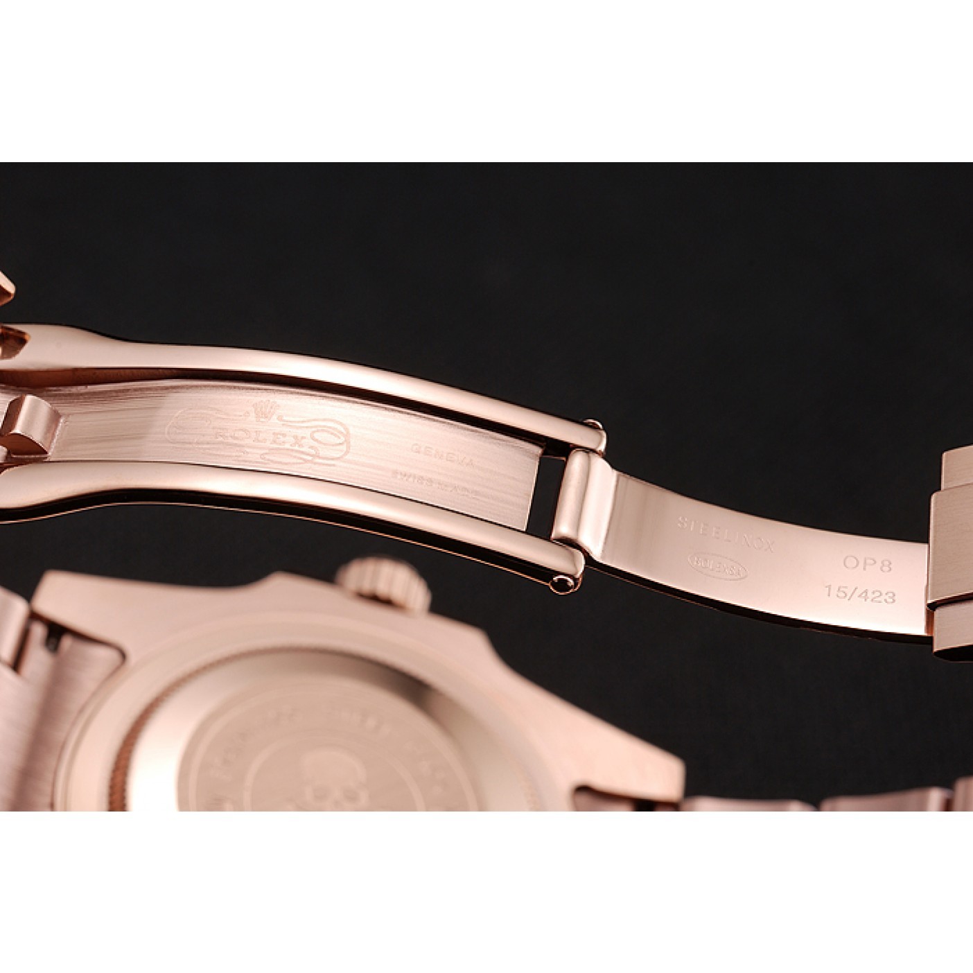 MiroTime Rolex Submariner Skull Limited Edition Green Dial Rose Gold Case And Bracelet 1454074