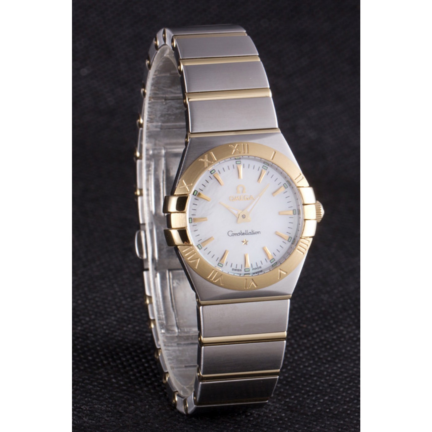 MiroTime Omega Constellation White Dial Two Tone Band som90 621470