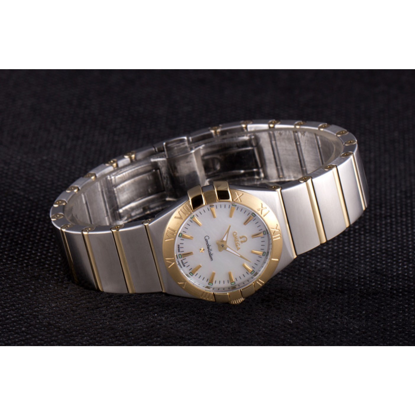 MiroTime Omega Constellation White Dial Two Tone Band som90 621470