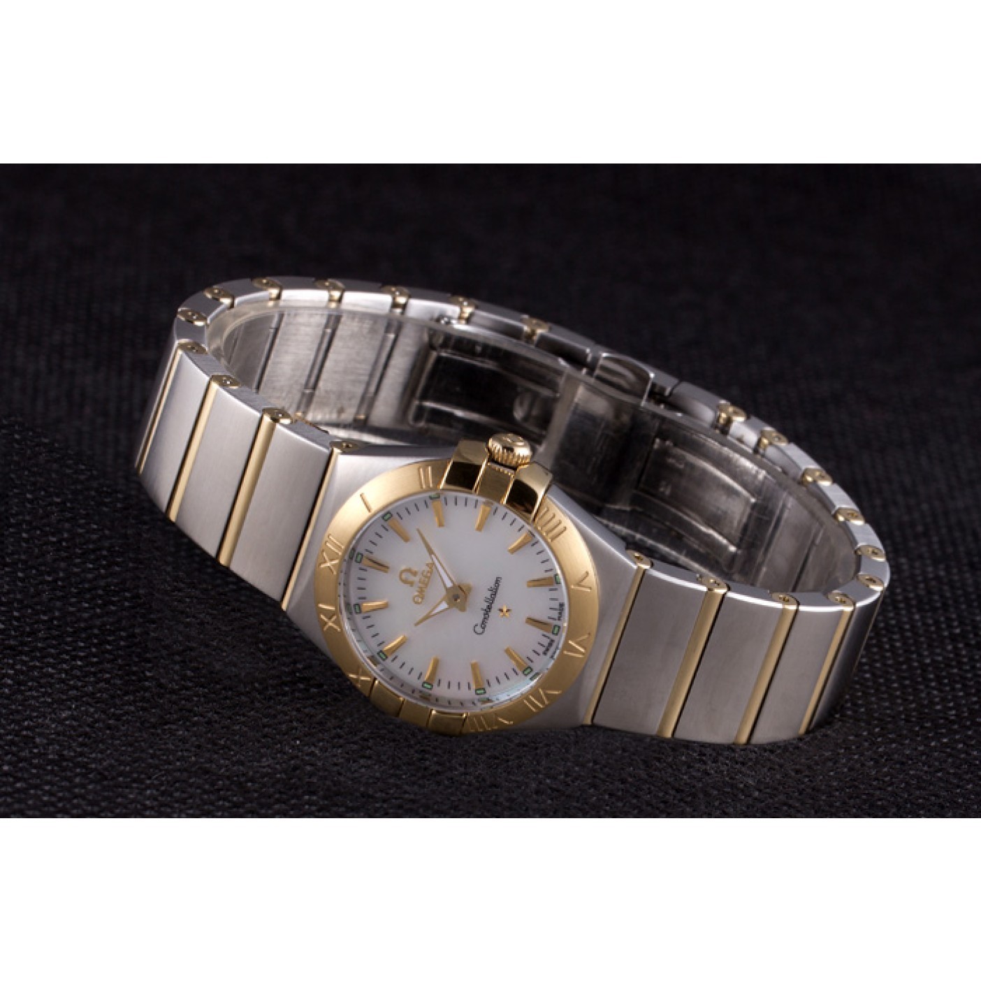 MiroTime Omega Constellation White Dial Two Tone Band som90 621470