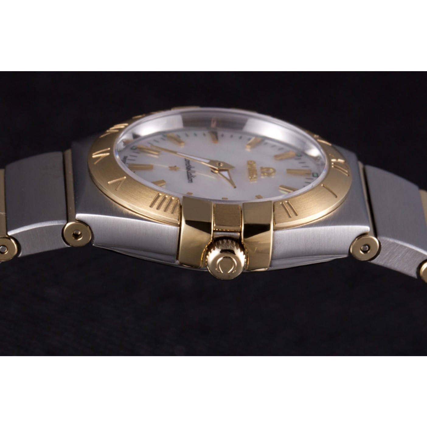 MiroTime Omega Constellation White Dial Two Tone Band som90 621470