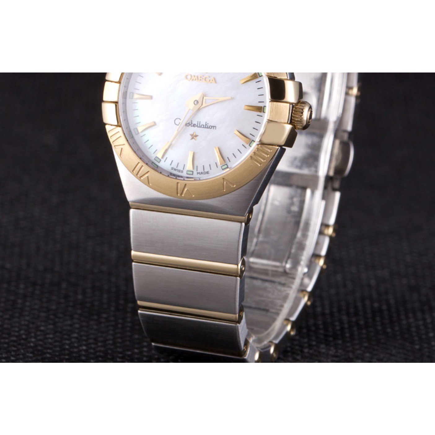 MiroTime Omega Constellation White Dial Two Tone Band som90 621470