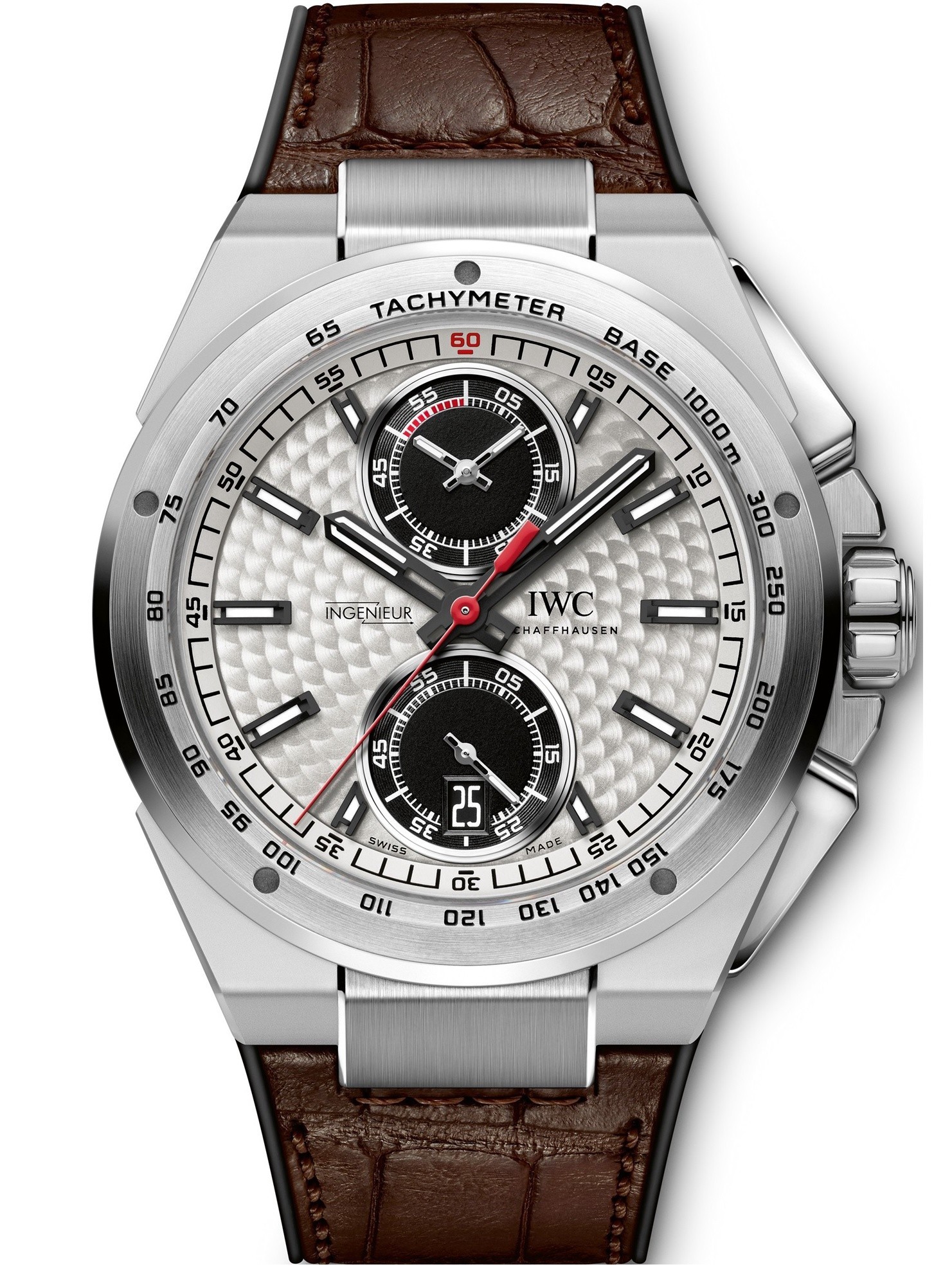 MiroTime AAA Replica IWC Ingenieur Chronograph Silberfeil 45mm Mens Watch IW378505
