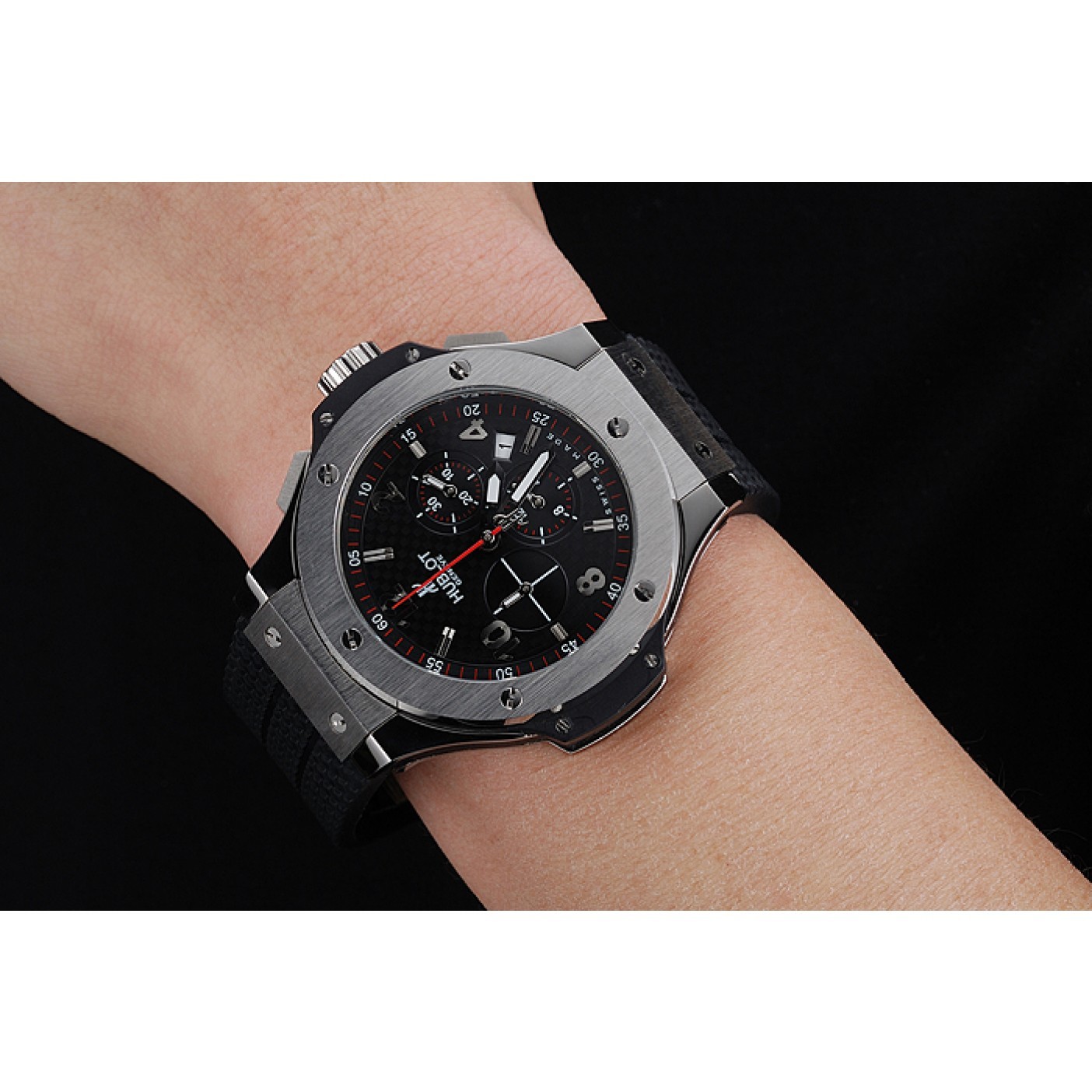 MiroTime Hublot Big Bang King Black Strap Black Dial Watch
