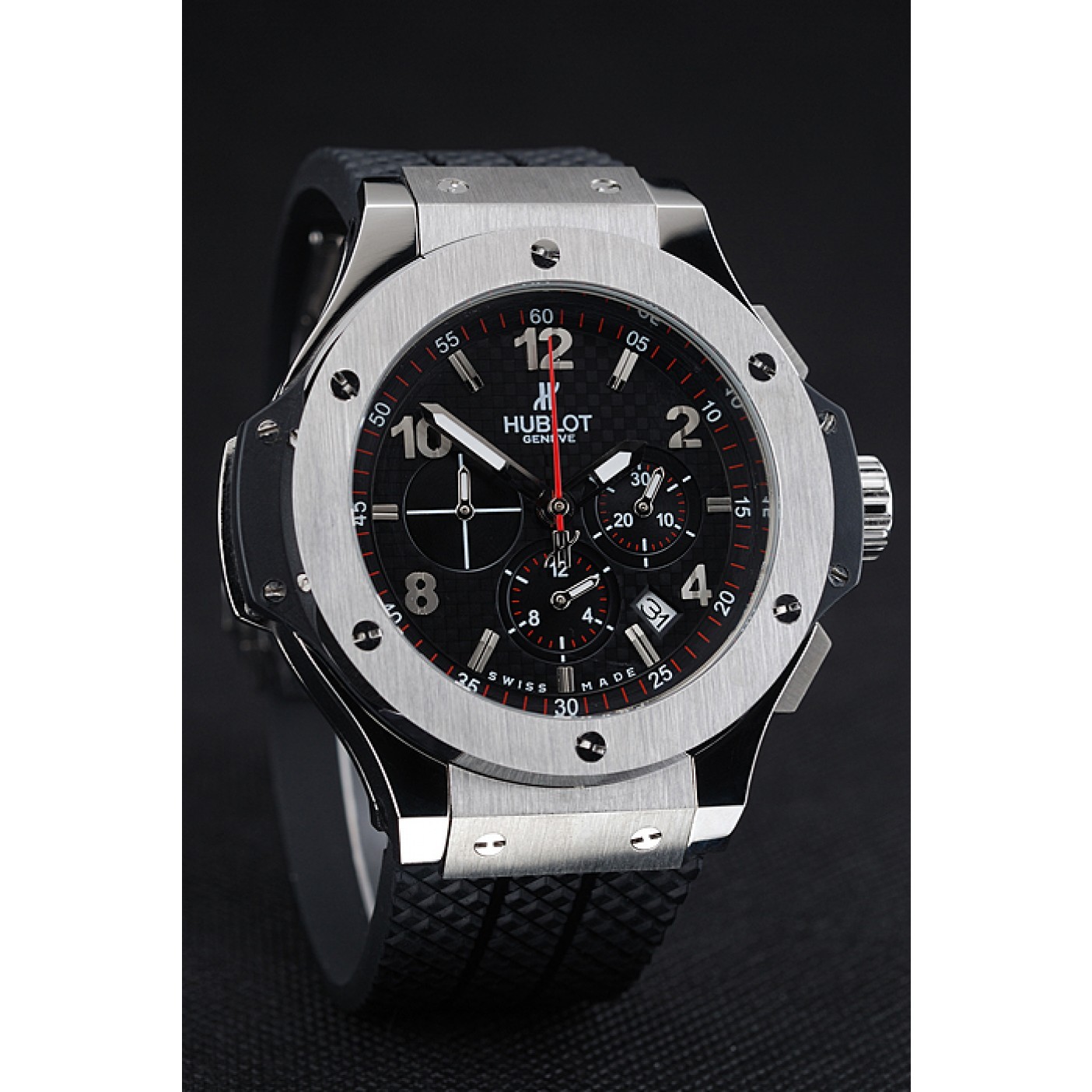 MiroTime Hublot Big Bang King Black Strap Black Dial Watch