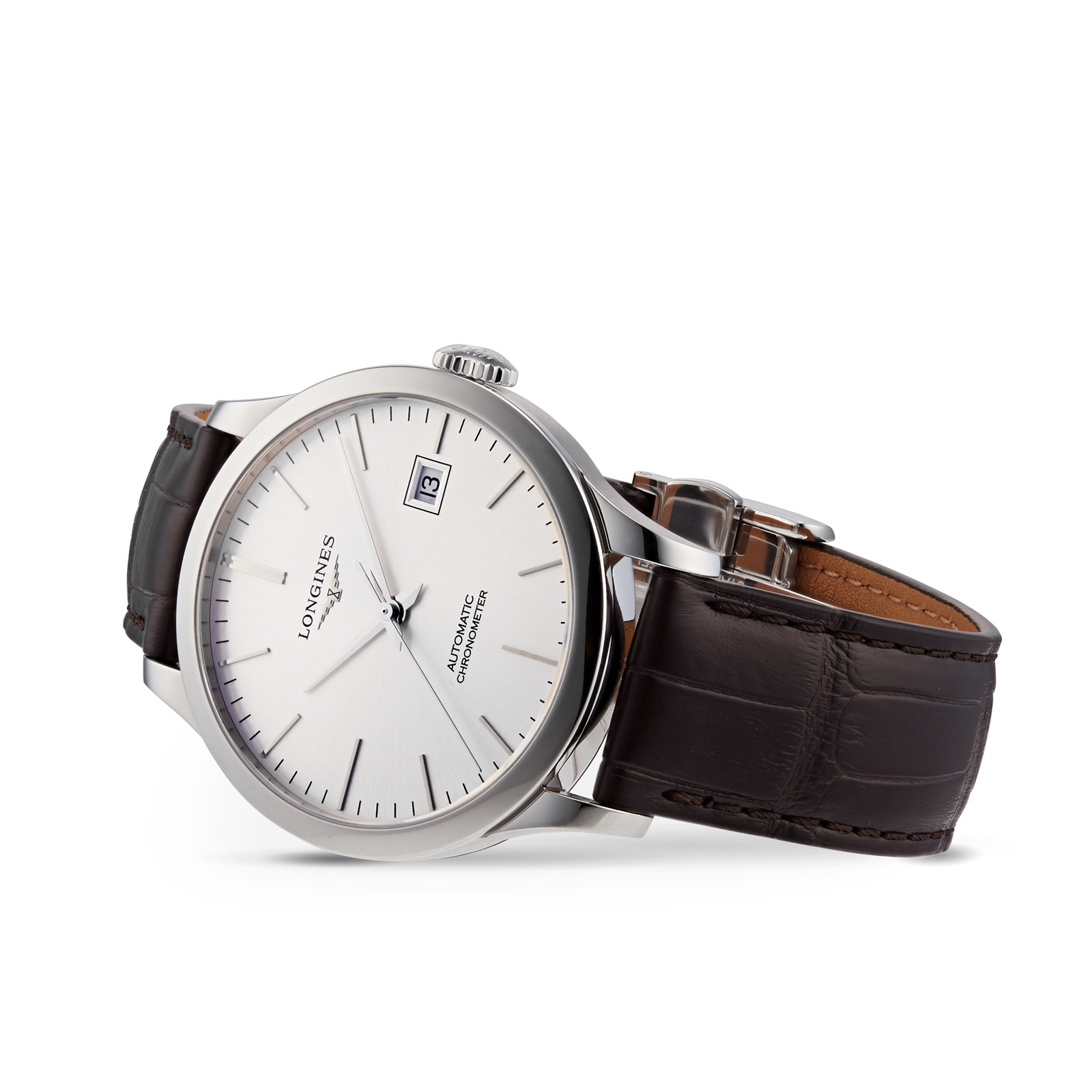 MiroTime Longines Record 38.5mm Mens Watch L28204722