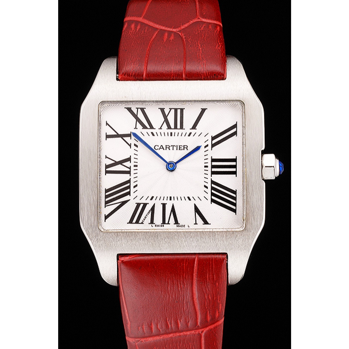 MiroTime Cartier Santos 100 Polished Stainless Steel Bezel 621935