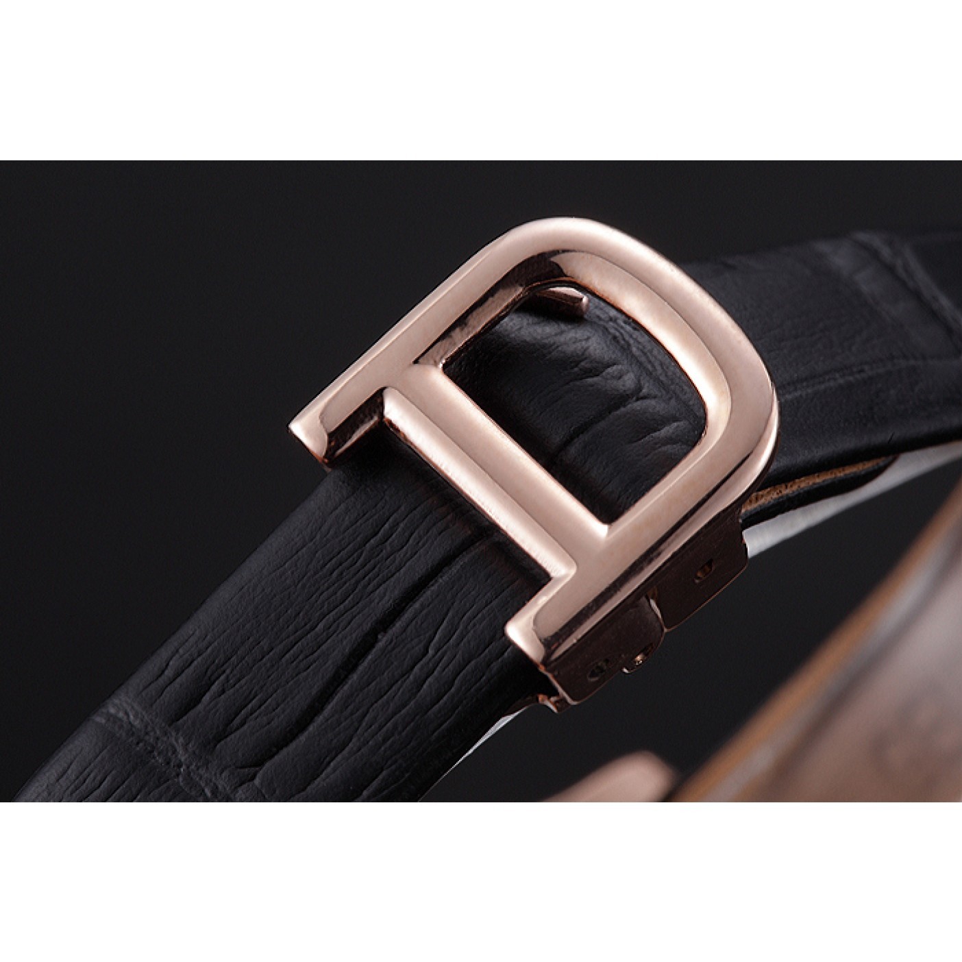 MiroTime Cartier Santos 100 Polished Rose Gold Bezel 621920