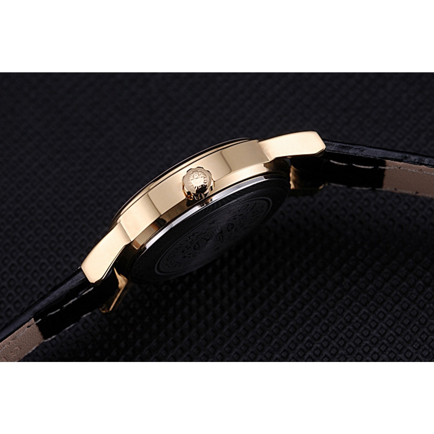 MiroTime Longines La Grande Classique White Round Dial Gold Case Black Leather Band Small 622383