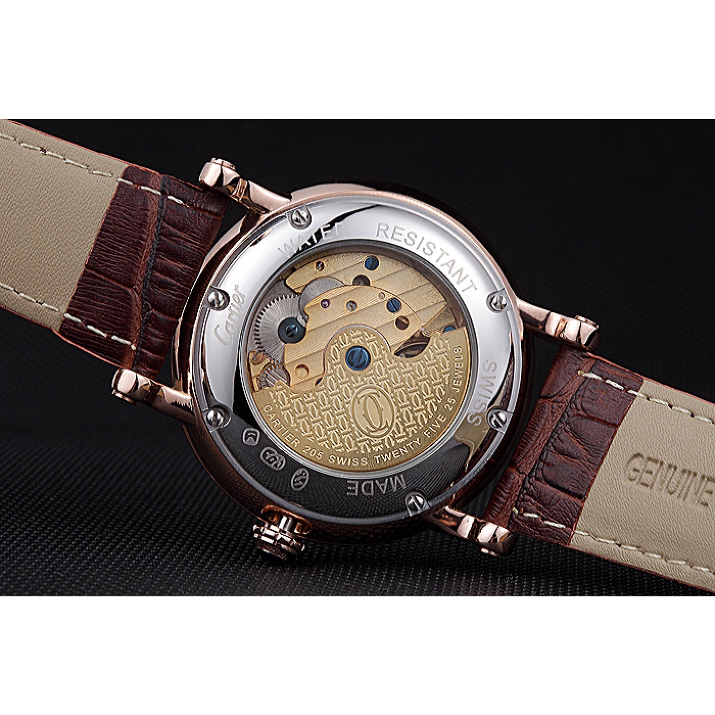 MiroTime Cartier Rotonde Flying Tourbillon White Dial 621958