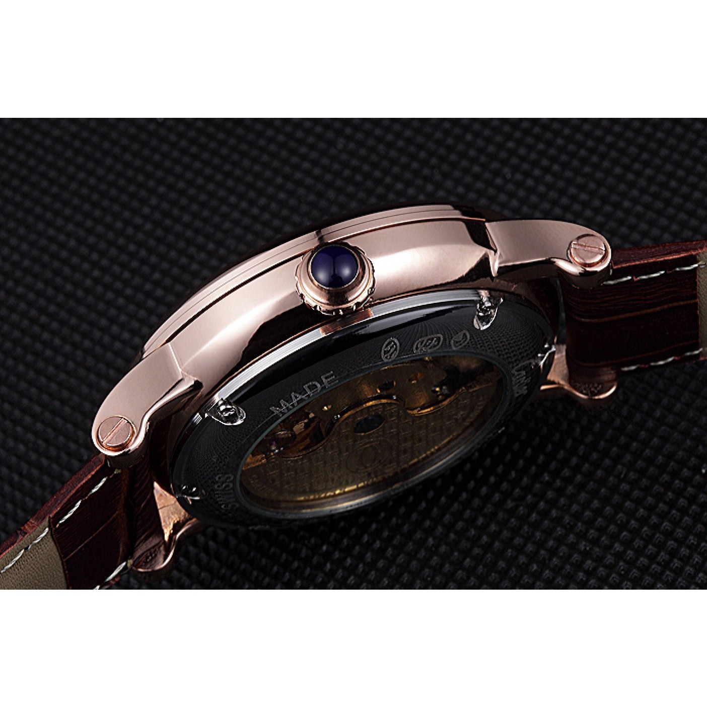 MiroTime Cartier Rotonde Flying Tourbillon White Dial 621958