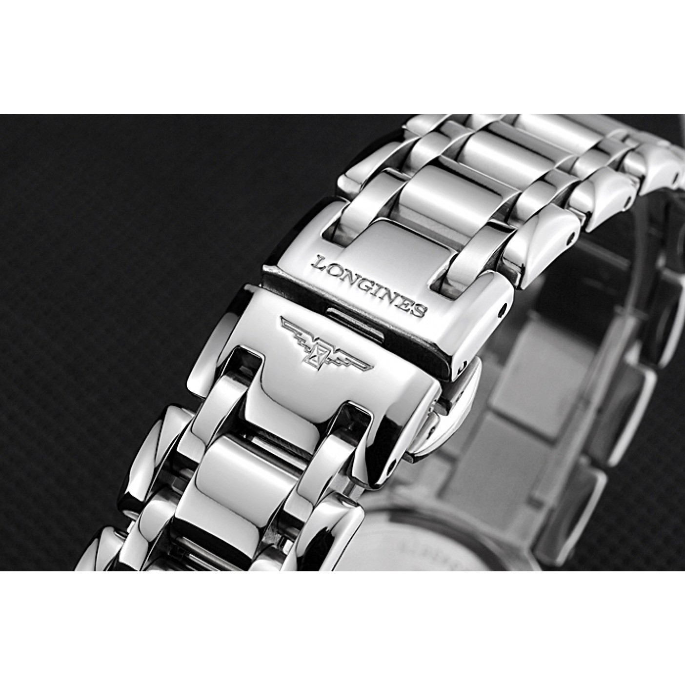MiroTime Longines PrimaLuna Stainless Steel Diamonds Case 622588