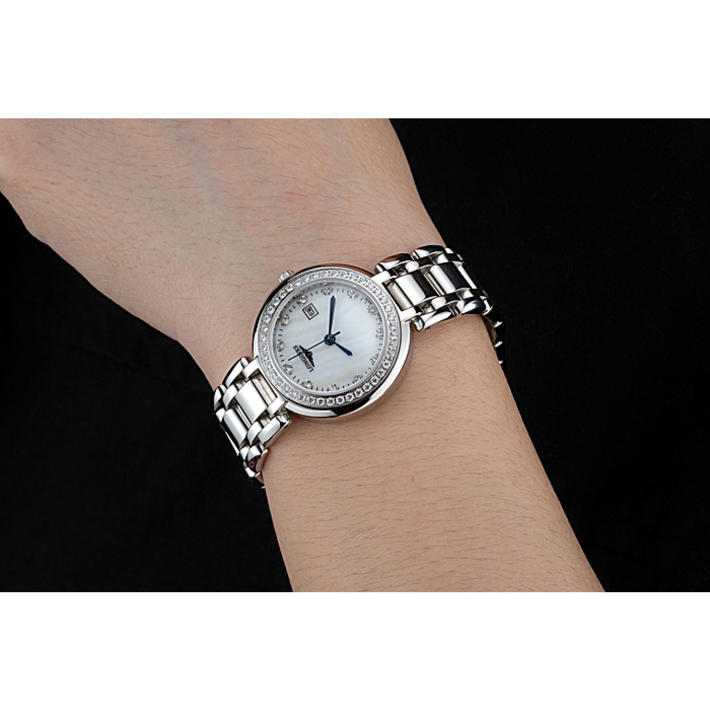 MiroTime Longines PrimaLuna Stainless Steel Diamonds Case 622588