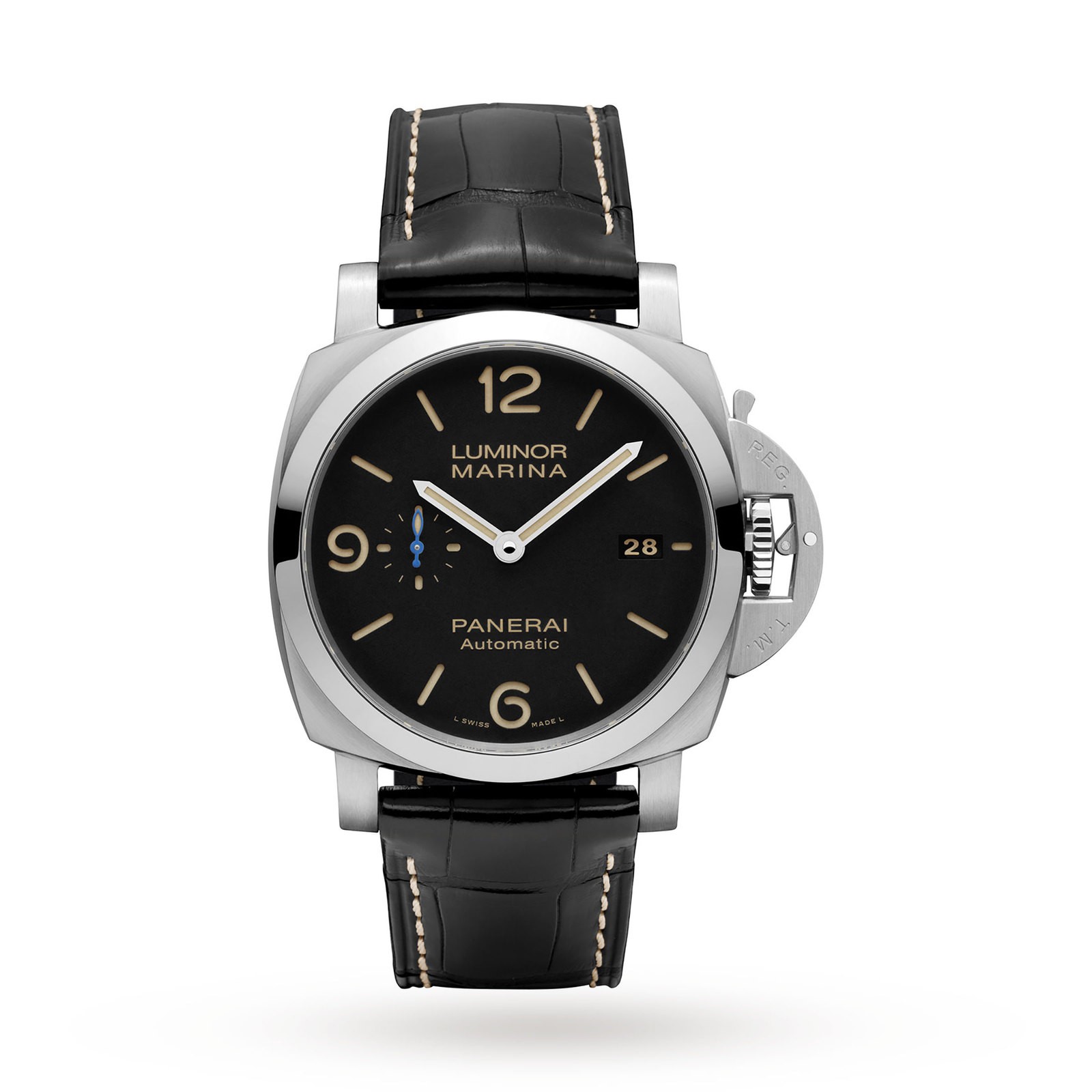MiroTime Swiss Panerai Luminor Marina 44mm Mens Watch PAM01312