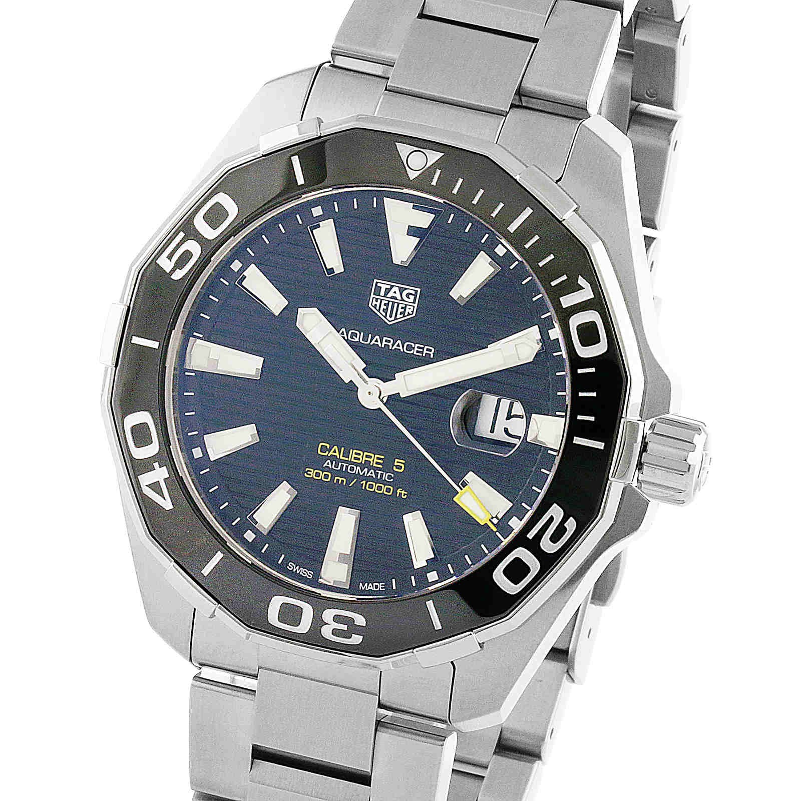 MiroTime TAG Heuer Aquaracer Calibre 5 43mm Mens Watch WAY201A.BA0927