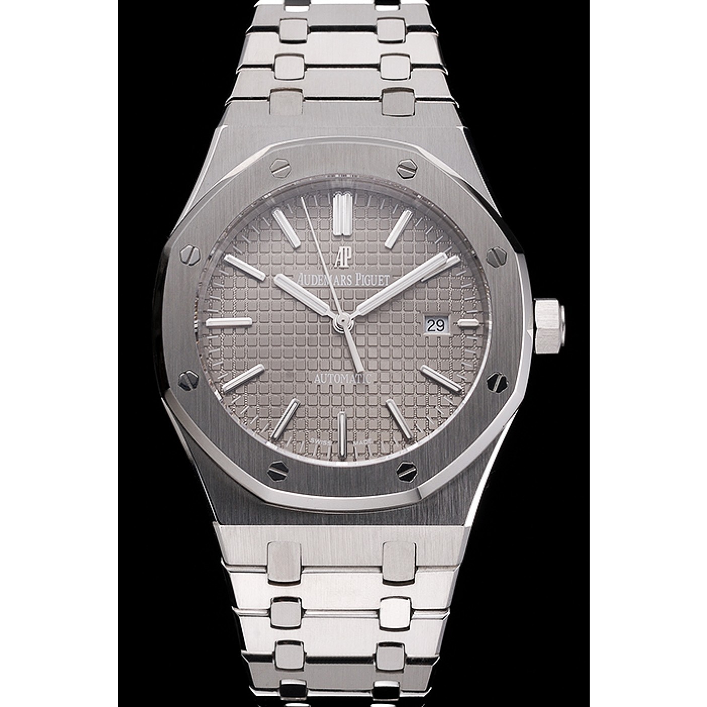 MiroTime Swiss Audemars Piguet Royal Oak Silver Dial Stainless Steel Case And Bracelet