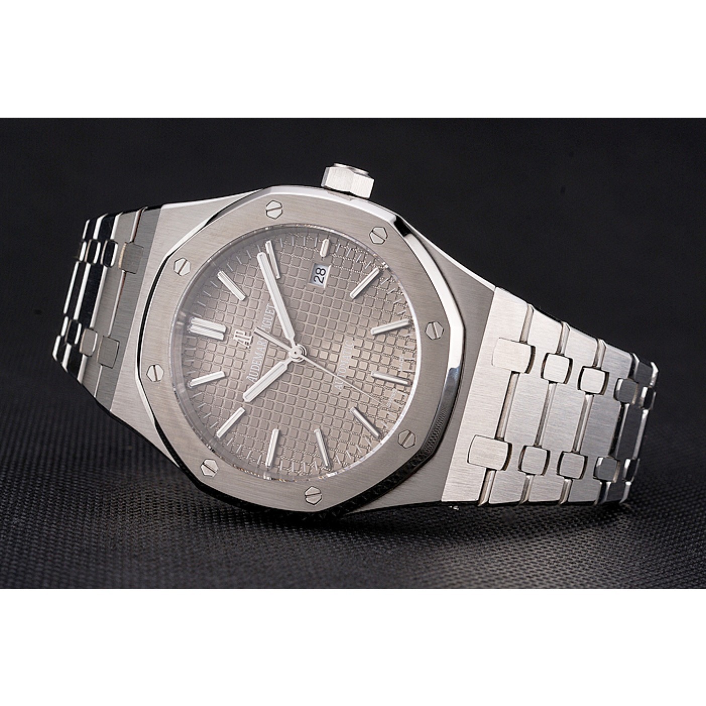 MiroTime Swiss Audemars Piguet Royal Oak Silver Dial Stainless Steel Case And Bracelet