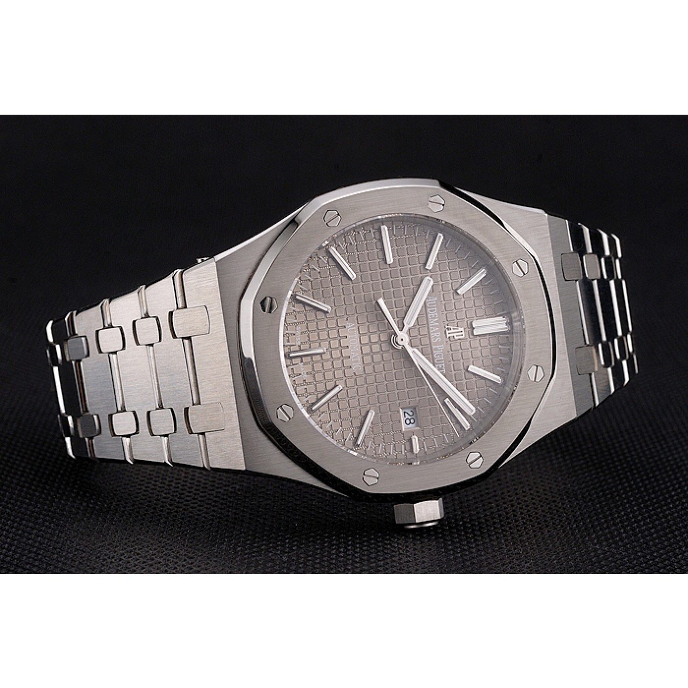 MiroTime Swiss Audemars Piguet Royal Oak Silver Dial Stainless Steel Case And Bracelet