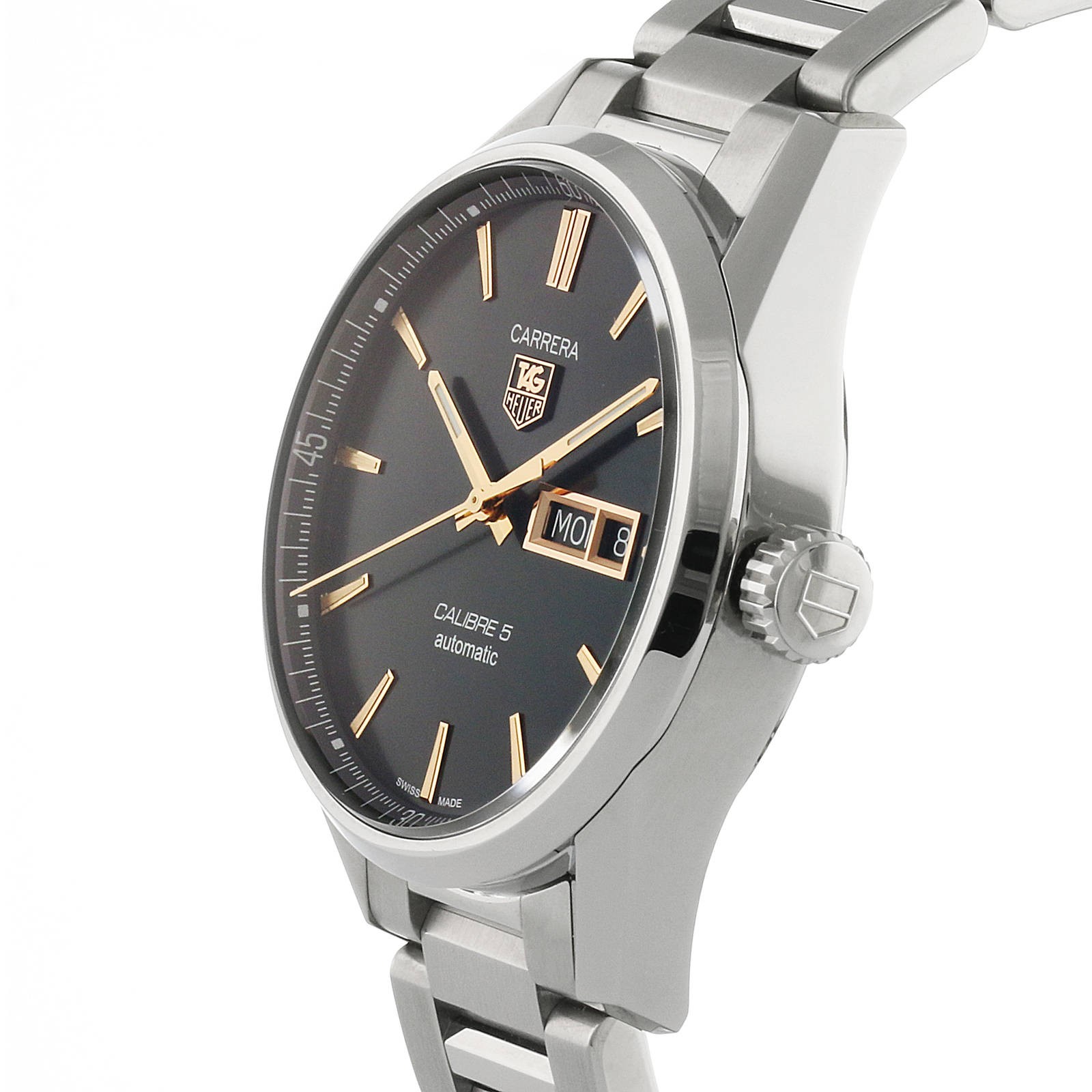 MiroTime TAG Heuer Carrera Calibre 5 41mm Mens Watch WAR201C.BA0723