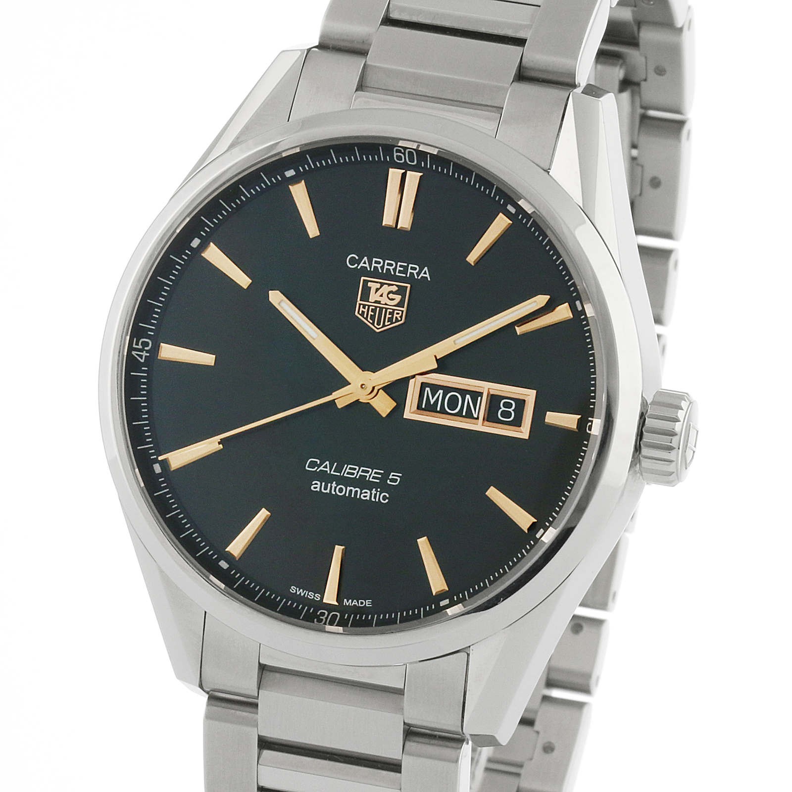 MiroTime TAG Heuer Carrera Calibre 5 41mm Mens Watch WAR201C.BA0723