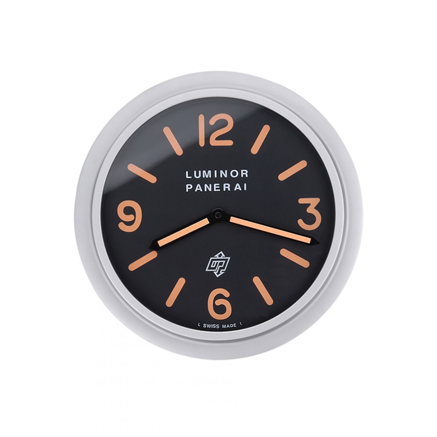 MiroTime Panerai Luminor Marina Wall Clock Black-Orange 622472