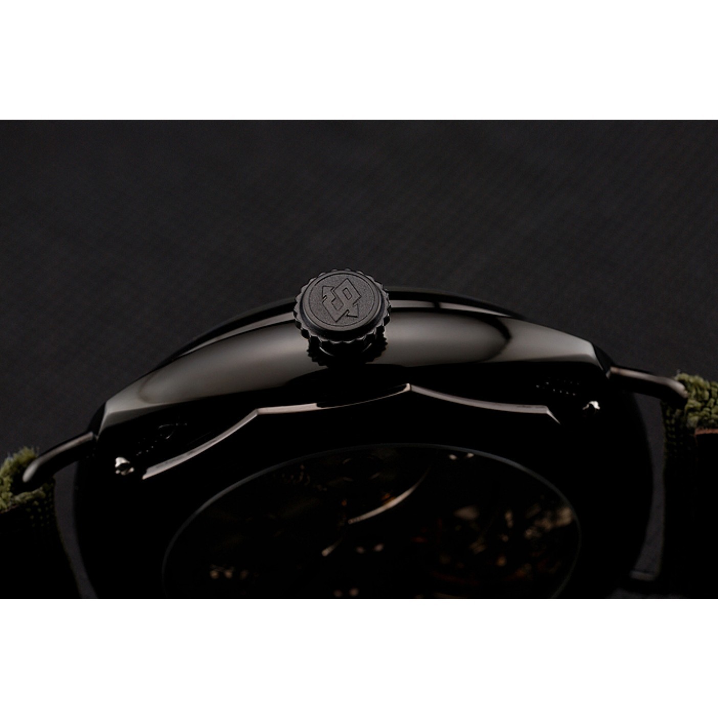 MiroTime Panerai Radiomir California 3 Days Black Dial Green Bracelet 1454018