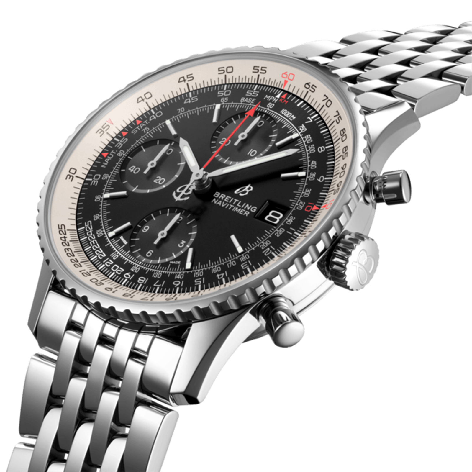 MiroTime Swiss Breitling Navitimer Chronograph 41 Mens Watch A13324121B1A1