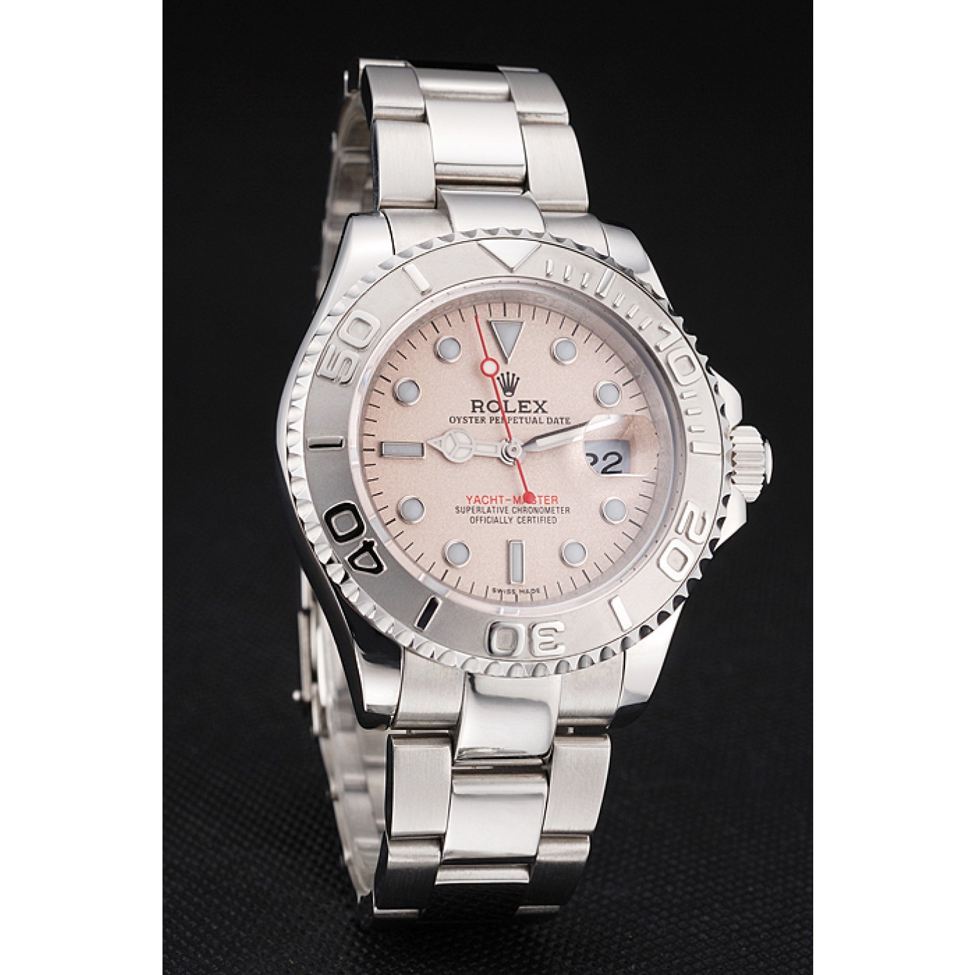 MiroTime Swiss Rolex Yacht-Master Champagne Dial Stainless Steel Case And Bracelet