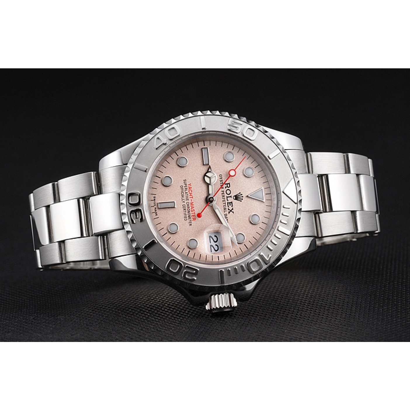 MiroTime Swiss Rolex Yacht-Master Champagne Dial Stainless Steel Case And Bracelet