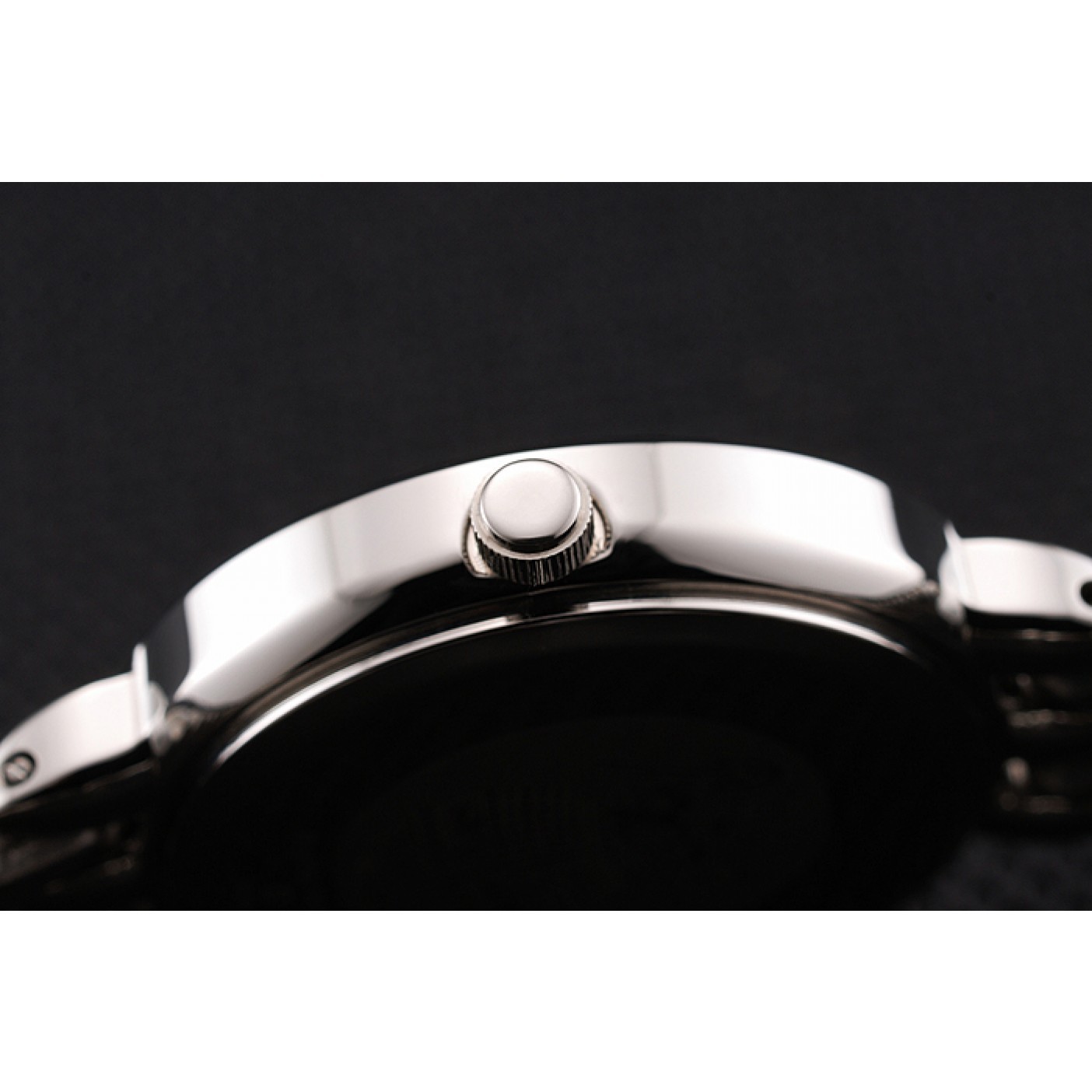 MiroTime Omega De Ville Prestige No Date Dark Grey Dial With Diamonds Stainless Steel Case And Bracelet
