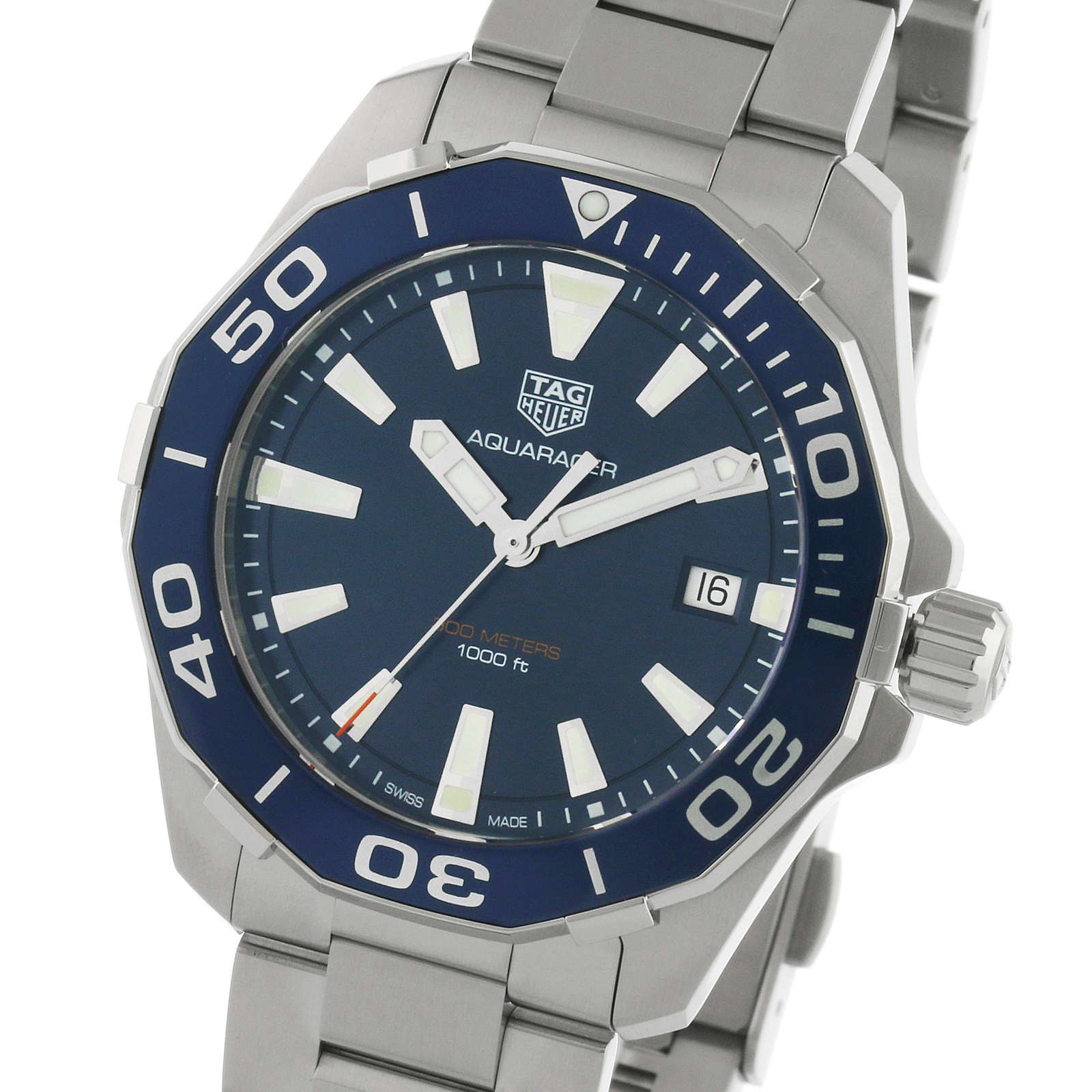 MiroTime TAG Heuer Aquaracer 41mm Mens Watch WAY111C.BA0928