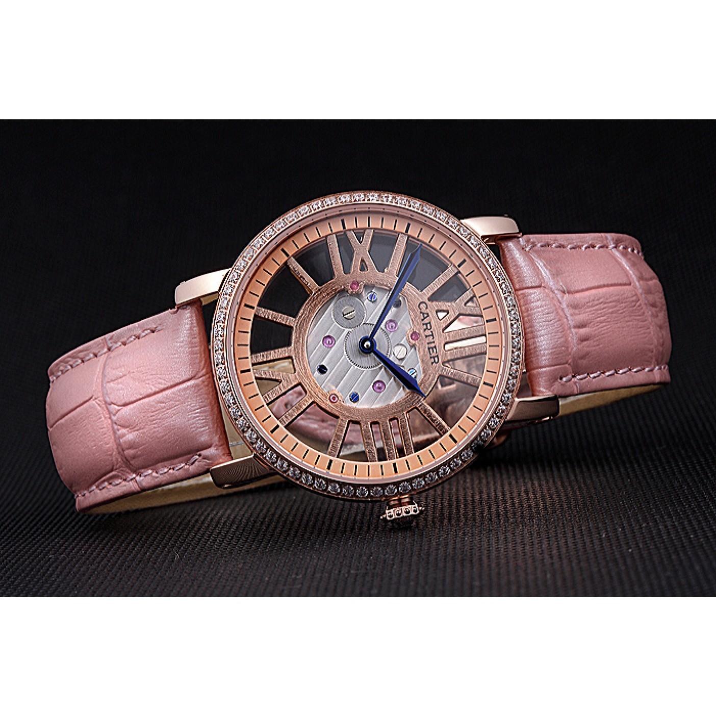 MiroTime Cartier Rotonde Skeleton Flying Tourbillon Light Pink 621960