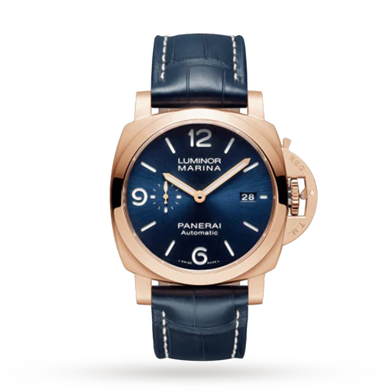 MiroTime Swiss Panerai Luminor Marina 44mm Mens Watch PAM01112
