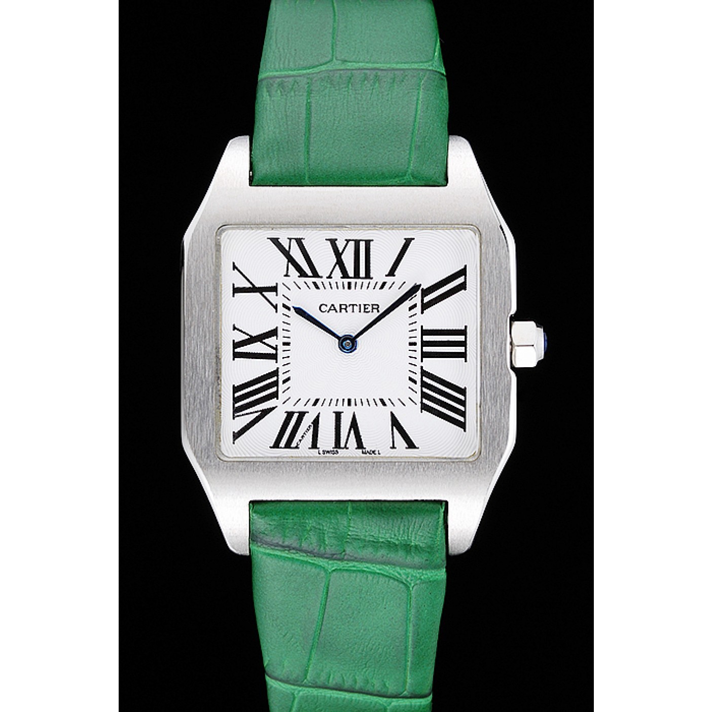 MiroTime Cartier Santos 100 Polished Stainless Steel Bezel 621934