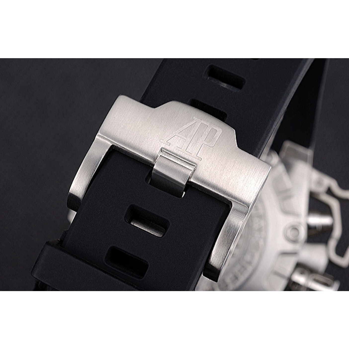 MiroTime Swiss Audemars Piguet Royal Oak Offshore Survivor White Dial Stainless Steel Case Black Rubber Strap 622859